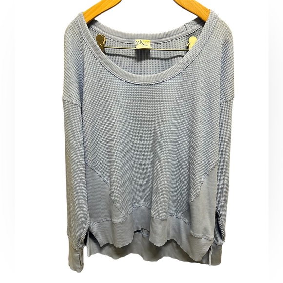 XS Offline by Aerie Blue Tunic Pullover Oversized NWT - Picture 3 of 4